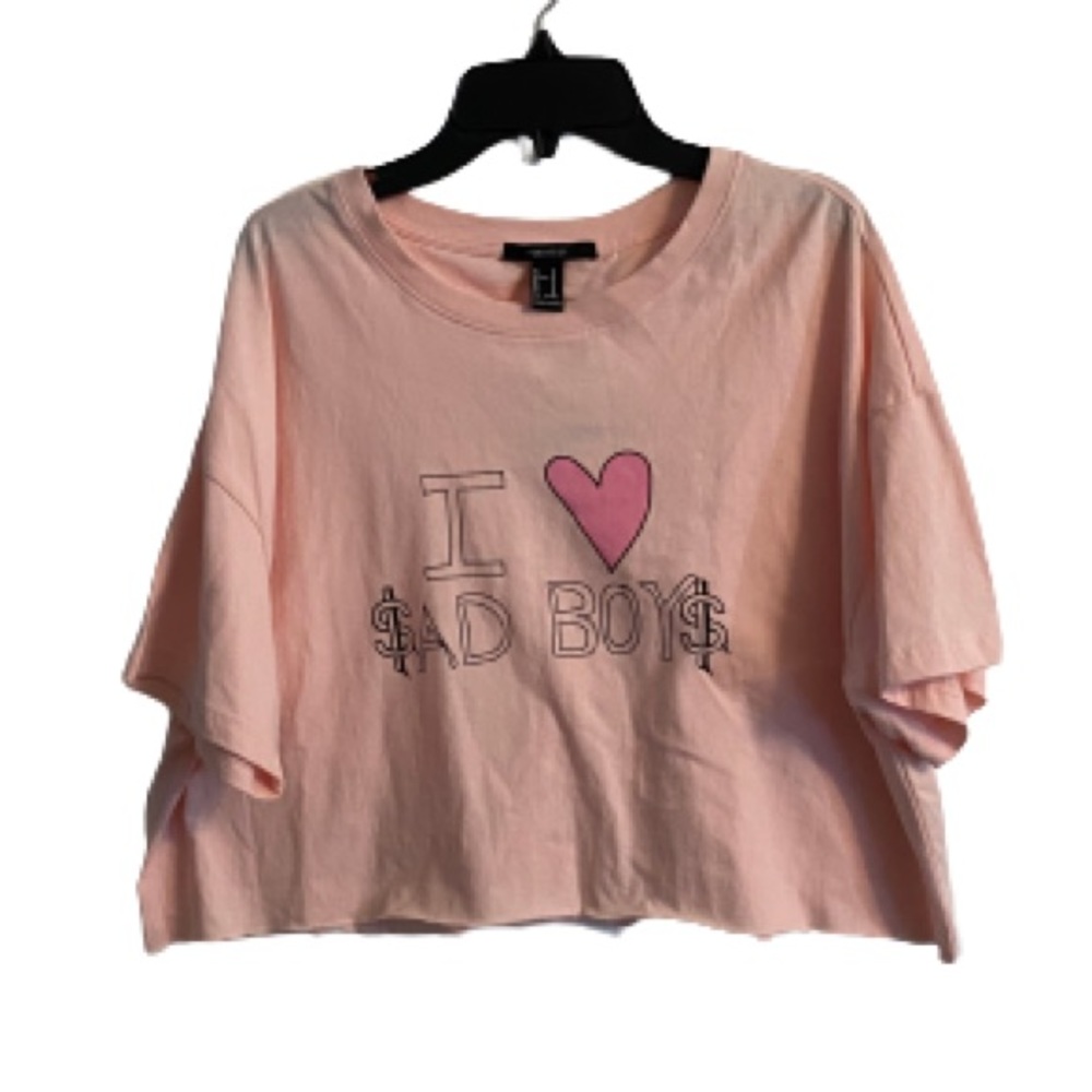 Top Short Sleeve Logo I 💗 $ad Boy$.